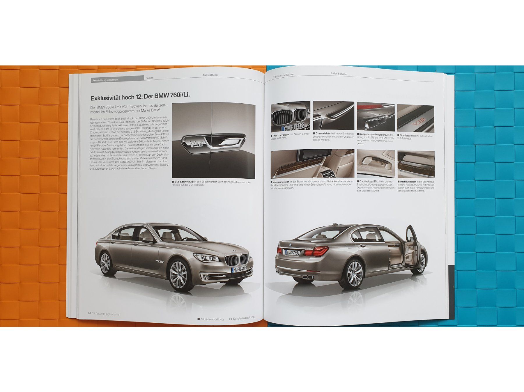 Riviste & Magazine: BMW 7er F01 2014 - FACELIFT MODELL - Prospekt / Mappe – Nuovo (secondo la descrizione) da Viganello venduto da CARLiteratur 6