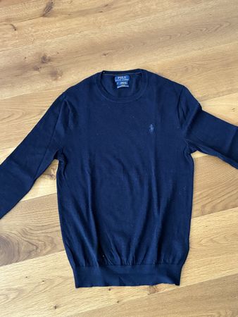 Polo Ralph Lauren Pullover Merino Wolle blau Grösse S
