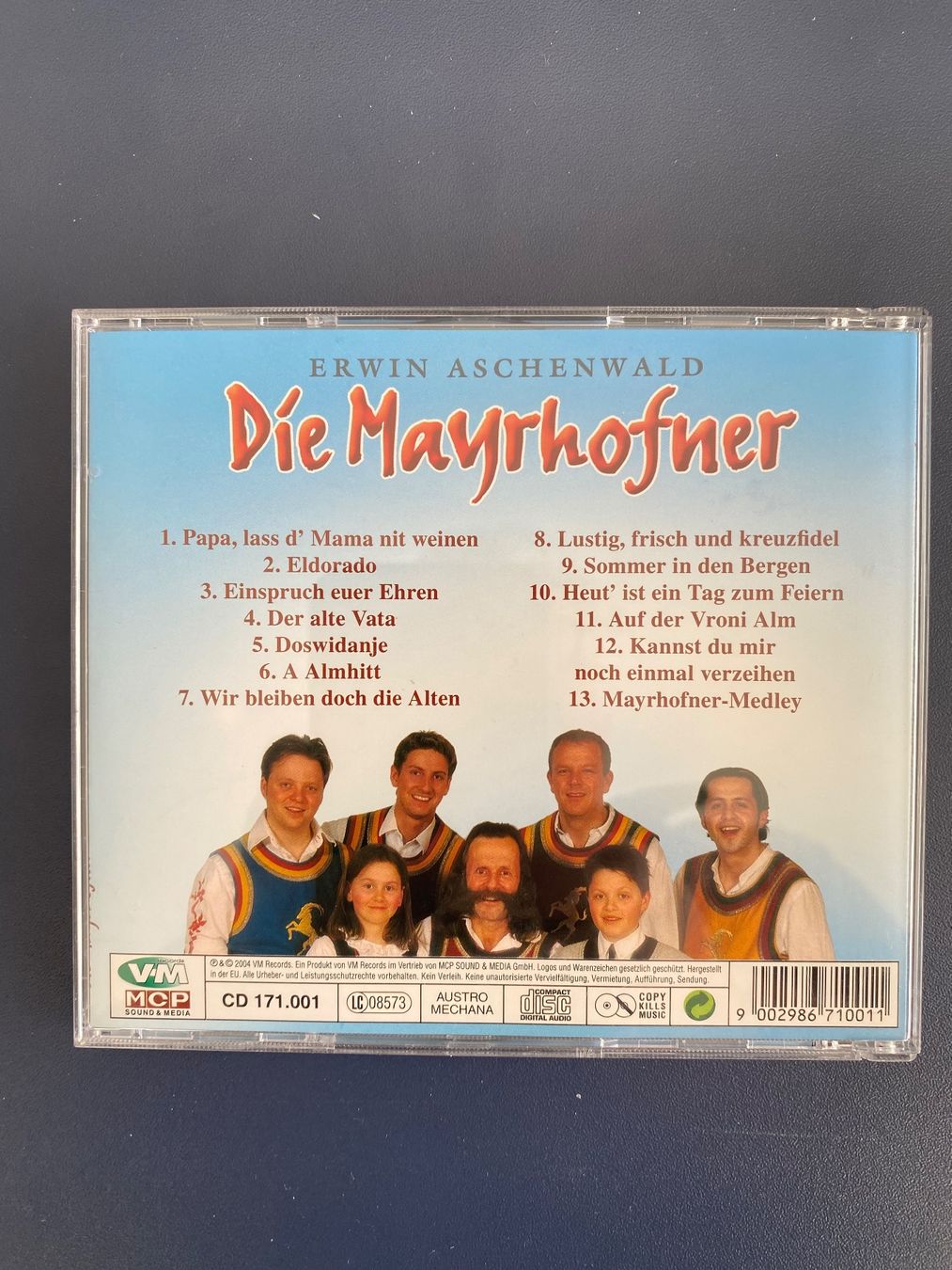 CD: Die Mayrhofner CD: Papa, lass d' Mama nit weinen, Top! – Usato da Rain venduto da sempach2 1