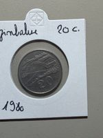 Zimbabwe- 20 cents - 1980