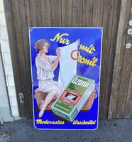 Emailschild Ozonil 30er Jahre XL Format 118/78cm selten!!!!!