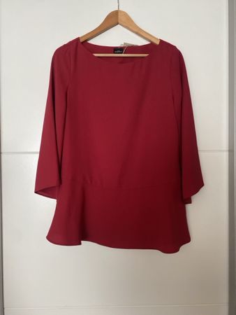 Damen Oberteil weinrot Grösse 38 