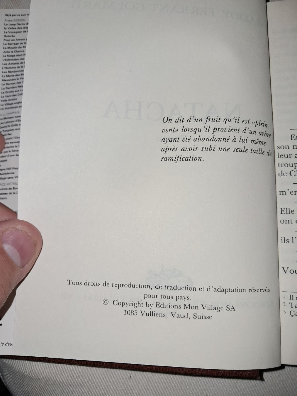 Libri: Natacha" de Maddy Ferrant-Colmard. – Usato da Le locle venduto da juliensaran 3