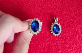 Vinta Damen Ring und Anhänger