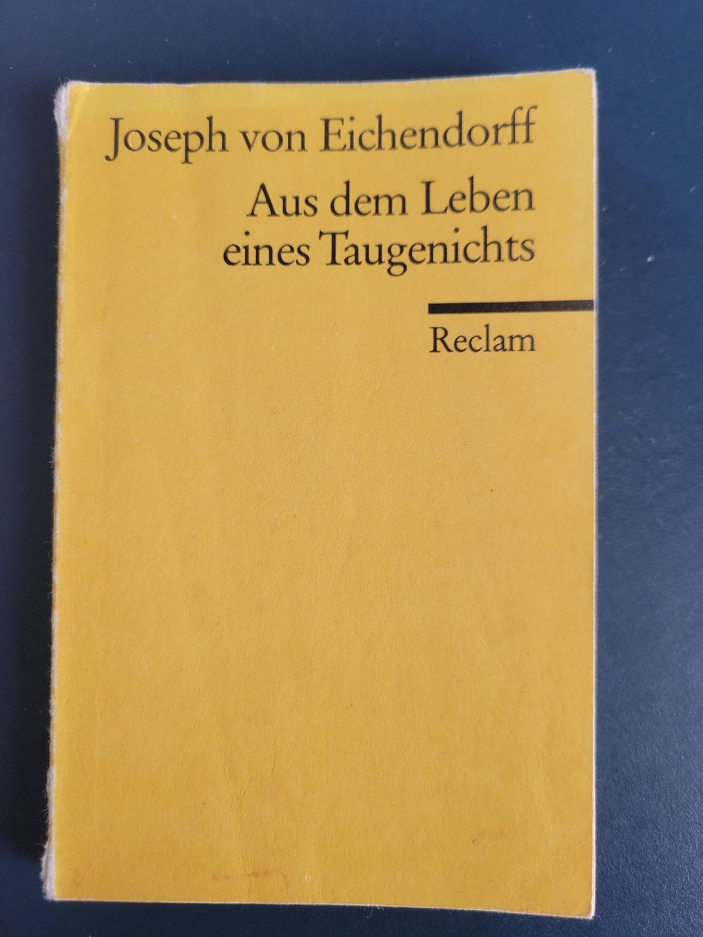Libri: Aus dem Leben eines Taugenichts (von Eichendorff) – Usato da zürich venduto da Annettemana