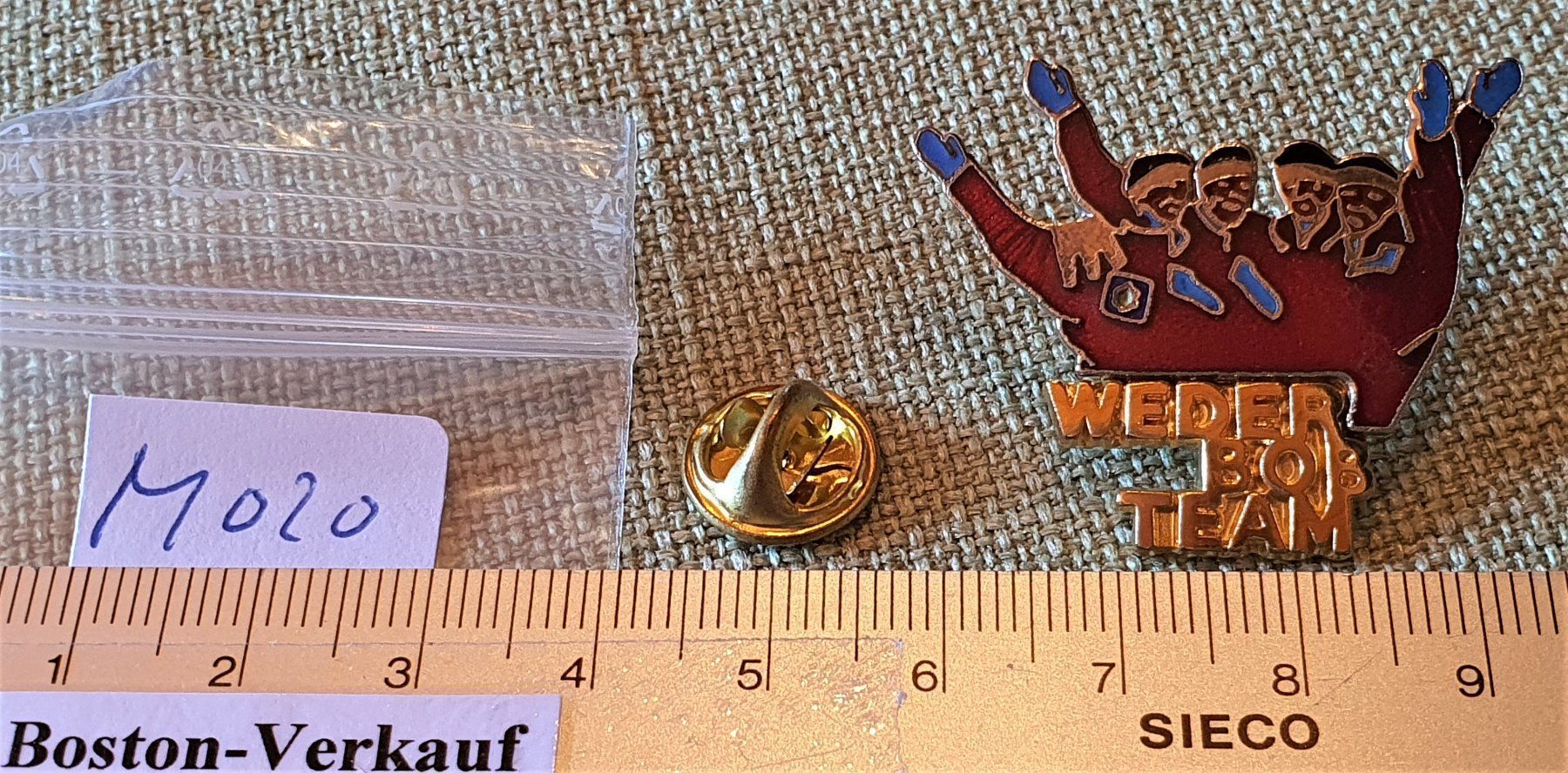 Placchette & Badge: X26 - Pin Weder 4er Bob Team – Usato da Reinach BL venduto da Boston-Verkauf 2