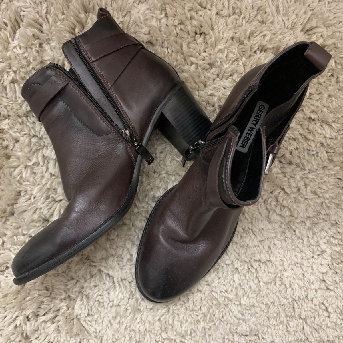 Gerry Weber Scarpe da donna: Stiefeletten dubkelbraun GERRY WEBER – Nuovo (secondo la descrizione) da Zollikofen venduto da Jamiroquai