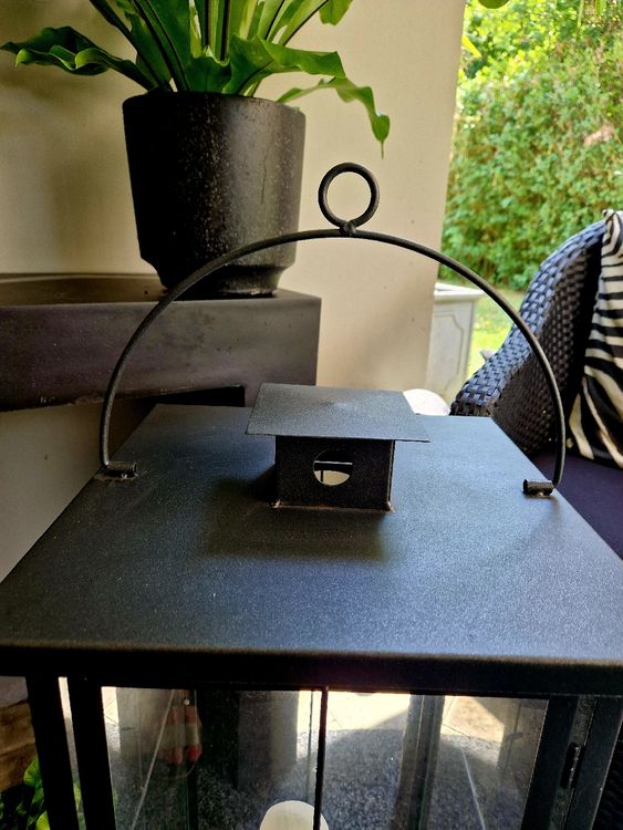 Lanternes: XL Laterne Metall Glas – D'occasion à Zweidlen par Katze3333 2