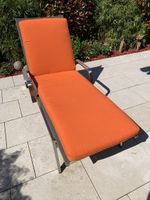 nur Liegekissen ohne Liegestuhl orange