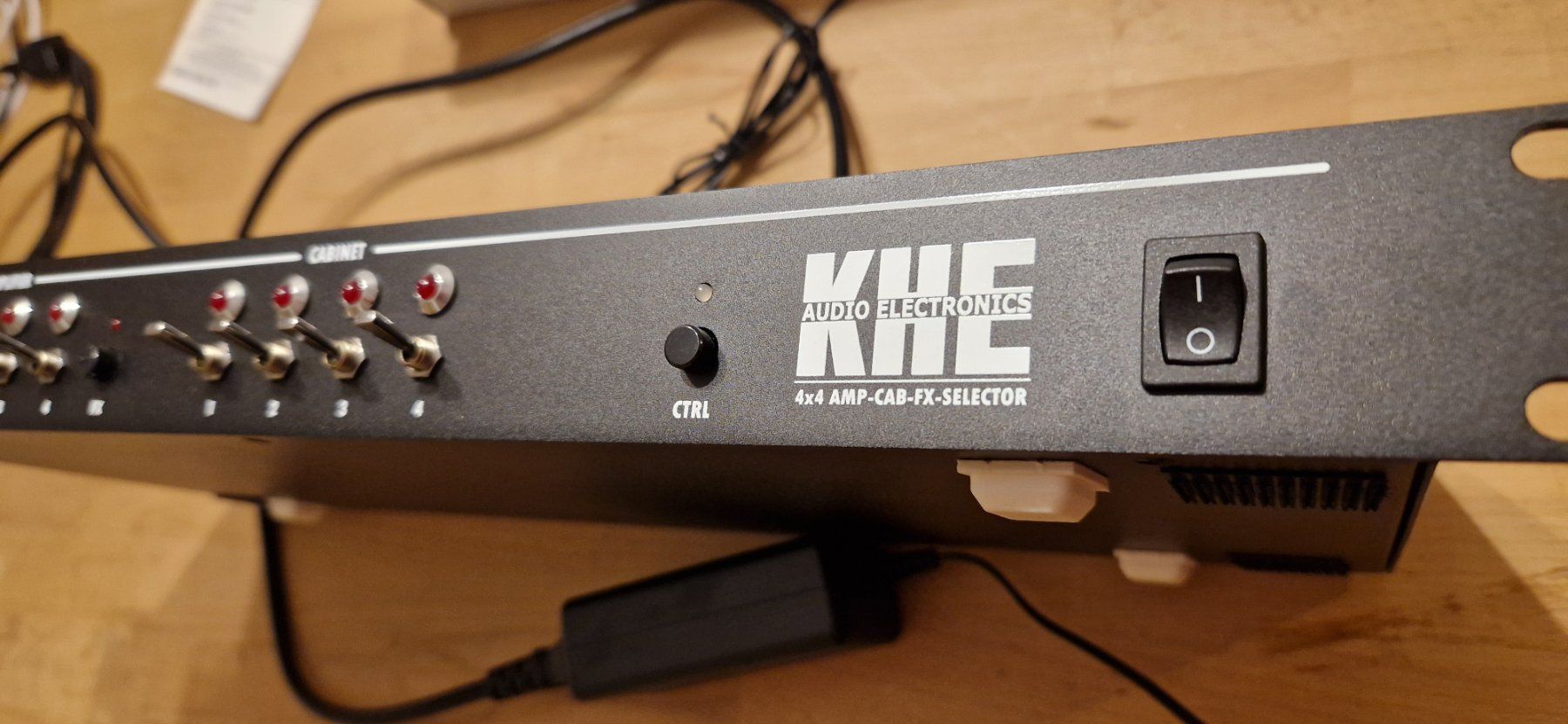 ギター KHE ASX 8 8x Amplifier Switcher AFX 8 - FX-Loop Switcher