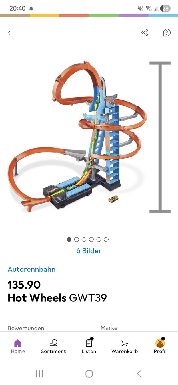 Hot Wheels Piste: Hot Wheels  Himmelscrash-Turm – Usato da Winznau venduto da soli9 3