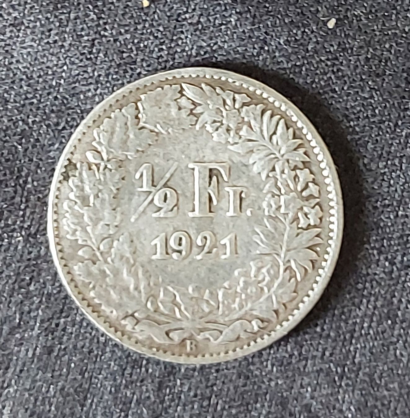 Tutti le monete: 50 Rappen Münze 1921 – Usato da Wallenwil venduto da milliwa