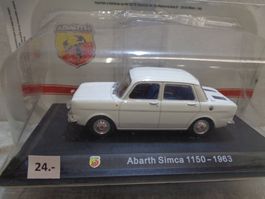 Hachette 1:43 Abarth Simca 1150 1963
