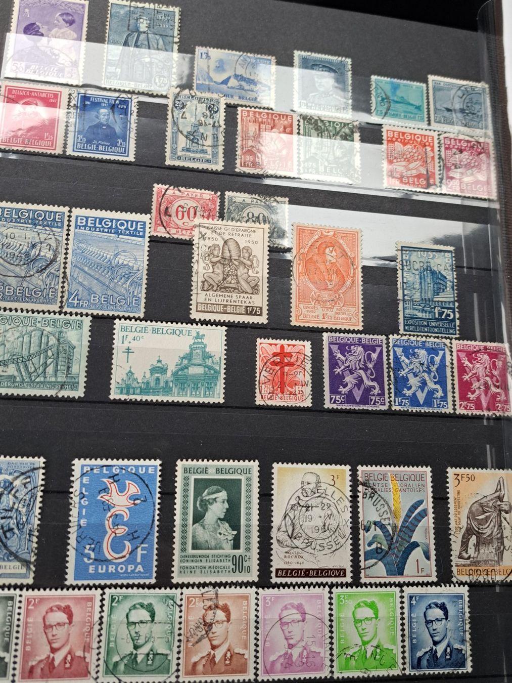 Tutti i francobolli: Briefmarken-Lot Belgien – Usato da Glashütten venduto da Christheswiss 2
