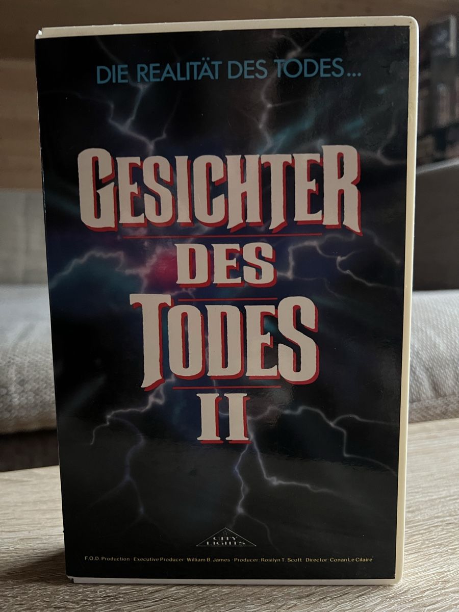 Tutti i VHS: VHS GESICHTER DES TODES 2 – Usato da Aadorf venduto da Schwarzschlumpf1972