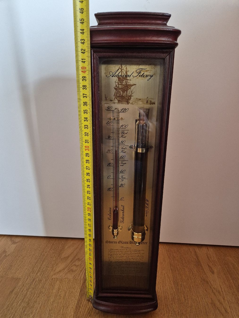 Altri elettrodomestici e apparecchi d’epoca: Antiker Admiral Fitzroy Barometer Thermometer – Usato da Trogen venduto da same4you 3