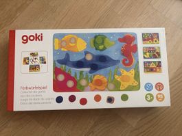 Goki Farbspiel Würfelspiel, ab 3 Jahren, neuwertig