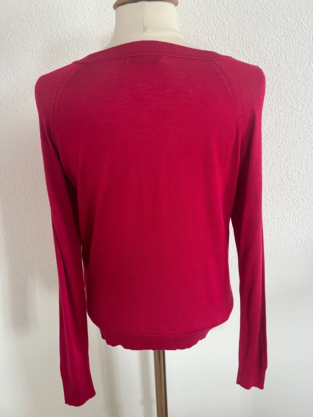 Maglioni & Felpe: dünner RESERVED Damen Strick Pullover in Gr. S, Dunkelpink – Usato da Worb venduto da farben20zauber 3