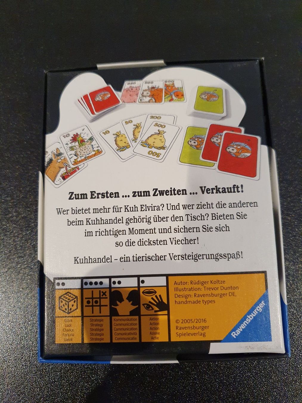 Spiele: Kartenspiel Kuhhandel – Gebraucht aus Dagmersellen von  1