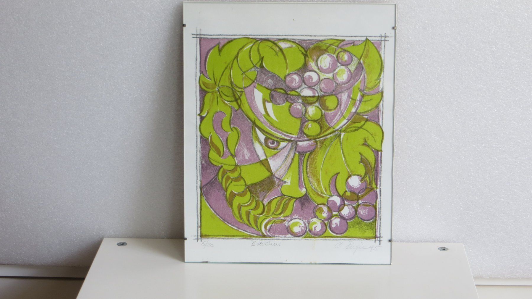 Grafica & Litografie: Originallitho Kleinauflage 5/20: "Bacchus" signiert, gerahmt – Usato da Allschwil venduto da marketingprojects 4