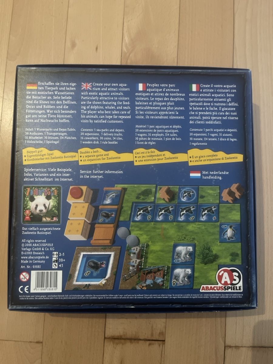 Giochi: Aquaretto Brettspiel – Usato da Thun venduto da BanjoDan 1