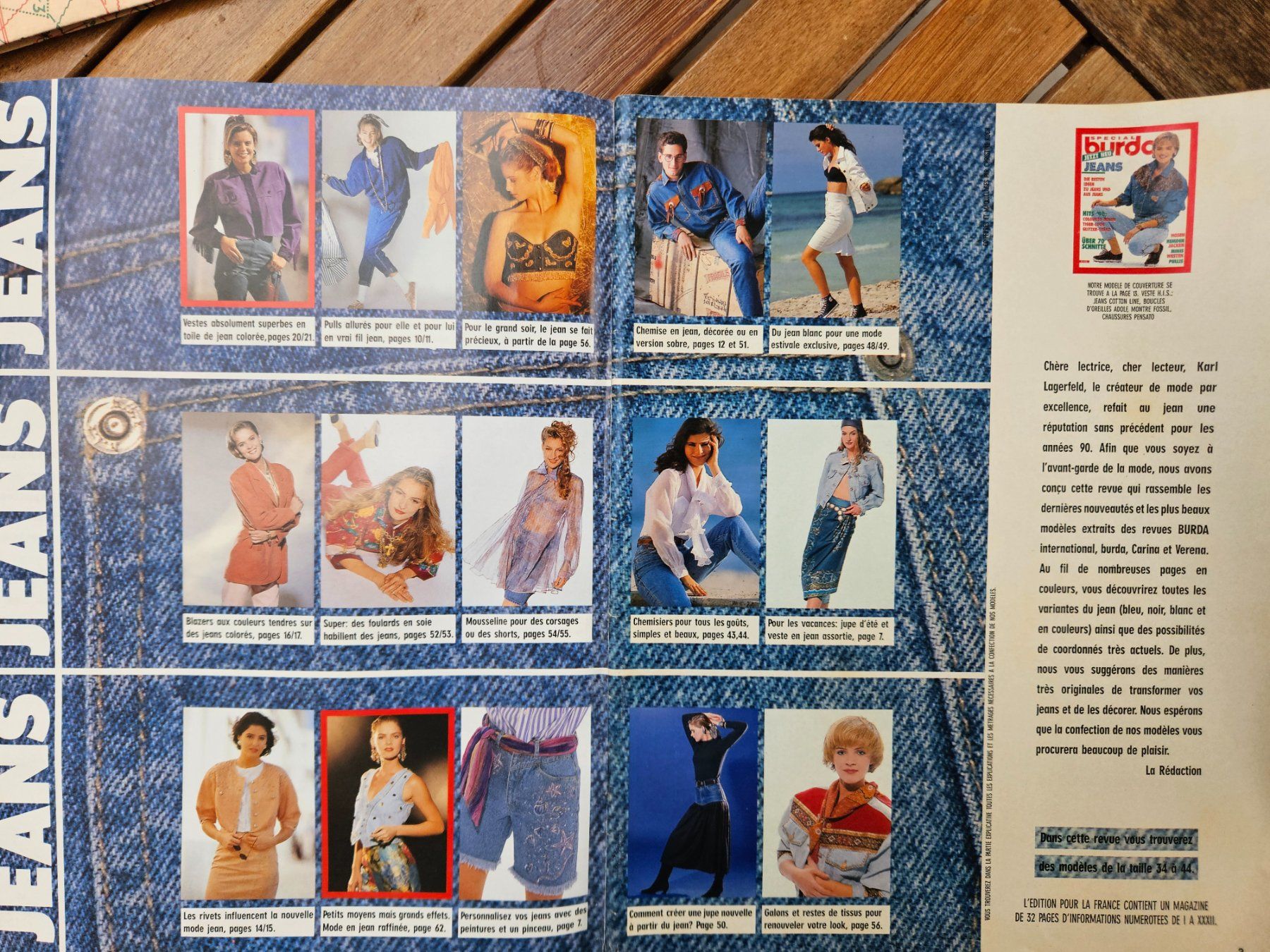 Cartamodelli: Burda 04.1990 / special jeans – Usato da Lausanne venduto da tal_01 1