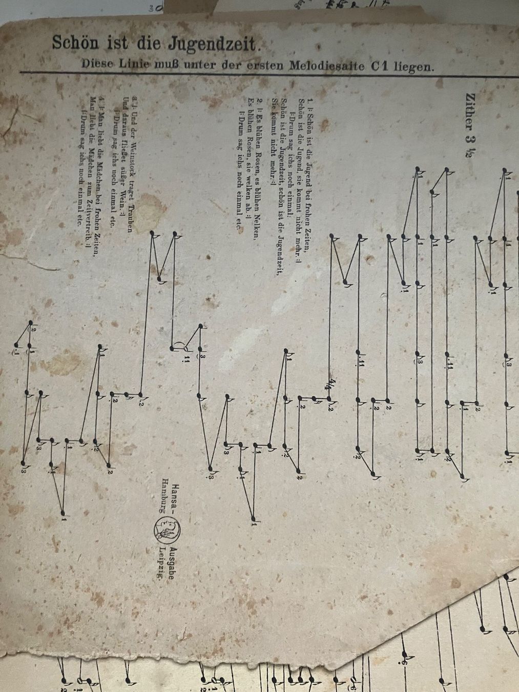 Strumenti musicali: Zither von Hug & Co – Usato da ZUERICH venduto da Carolus1 8