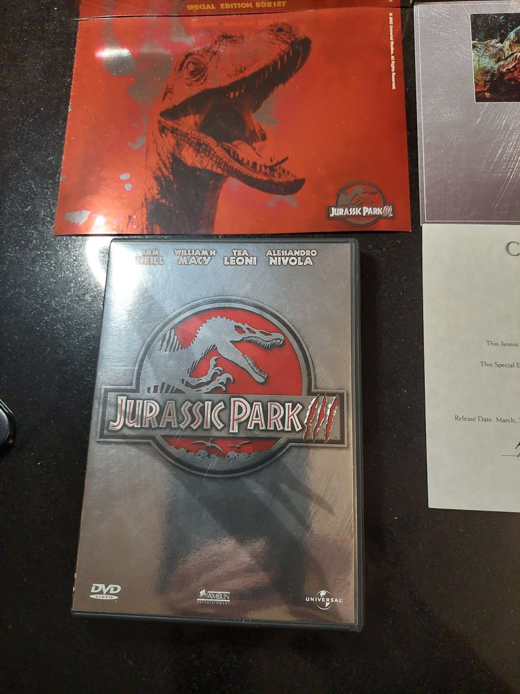 Alle DVDs: JURASSIC PARK III - SPECIAL EDITION BOXSET - DVD – Gebraucht aus Spiegel b. Bern von  3