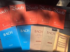 Bach Chor Gesangsnoten 10Stk (70er Jahre)