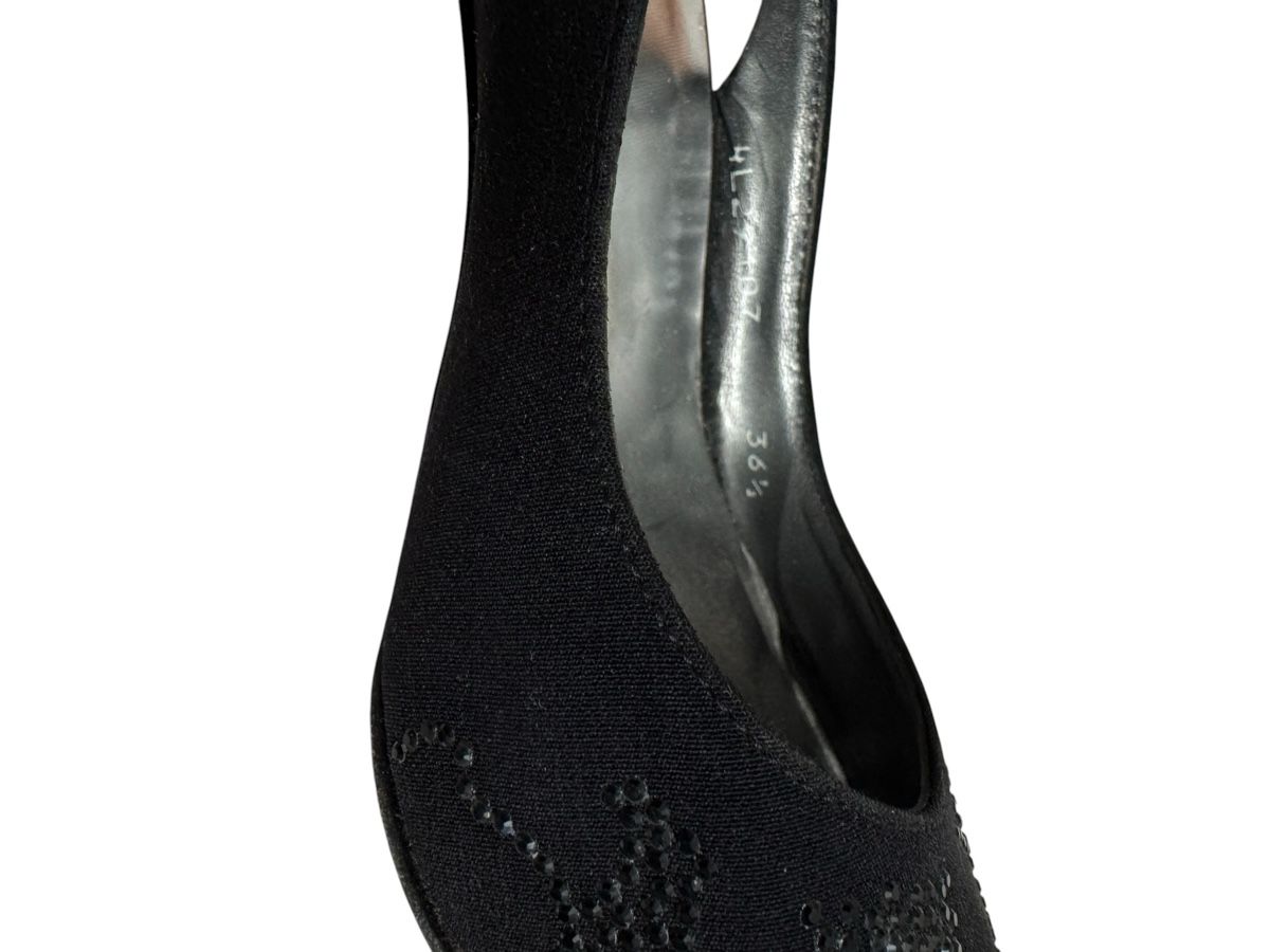 Stuart Weitzman Scarpe da donna: Stuart Weitzman Slingpumps mit Strass-Applikation, Gr. 36.5 – Usato da Zürich venduto da Finesse54 8