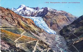 Rhonegletscher, ungelaufen