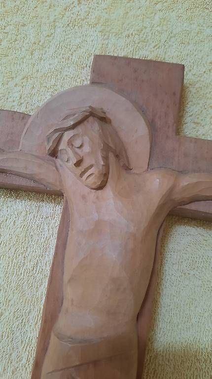 Statuette: Jesuskreuz Handgeschnitzt – Usato da Giswil venduto da aethra 1