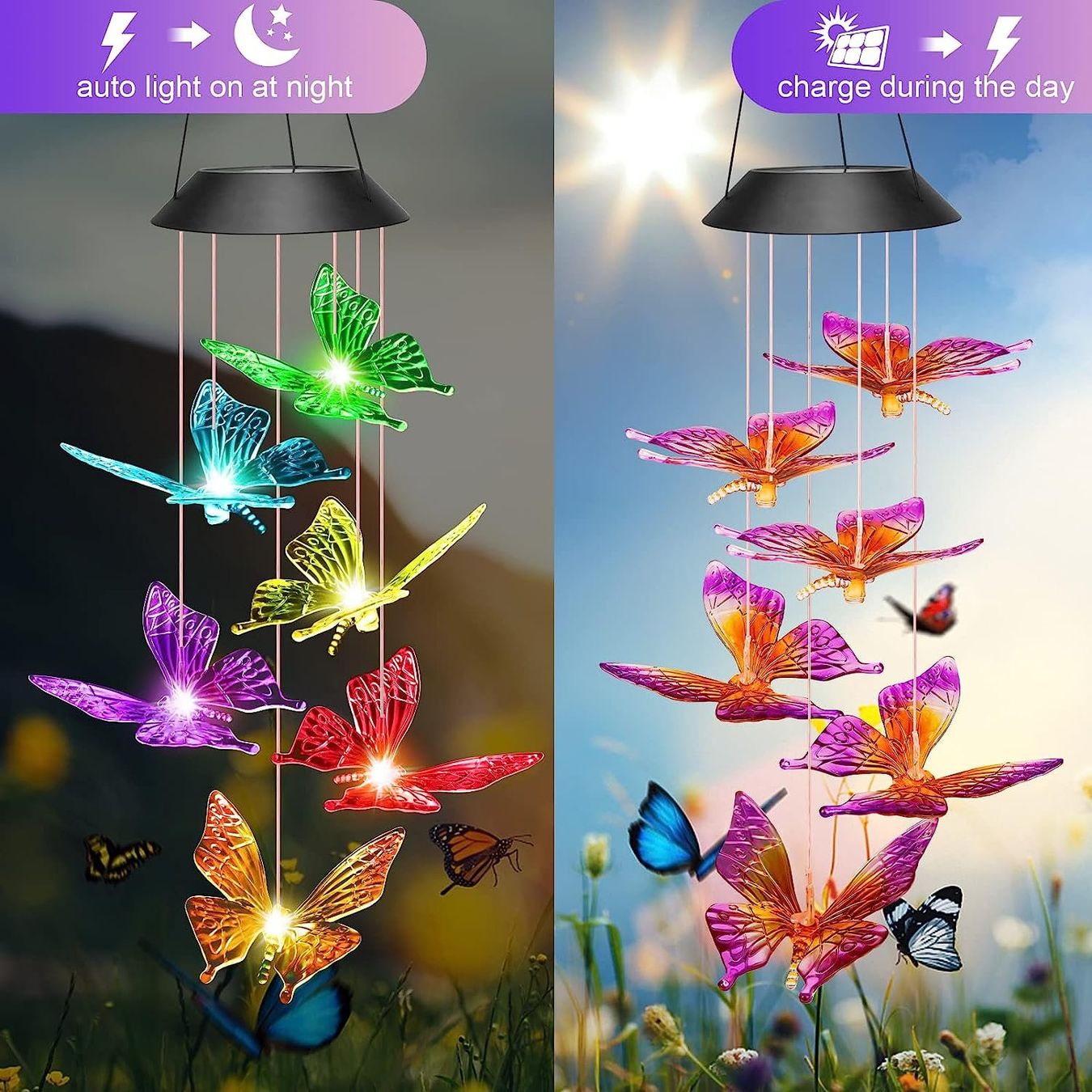 Altro in Decorazioni & Accessori: Schmetterling Solar Windspiel – Nuovo e nell'imballaggio originale da Nuglar venduto da SaleRitter 2