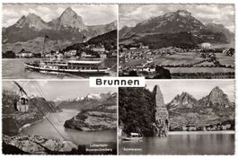 Brunnen - 4 Bild AK