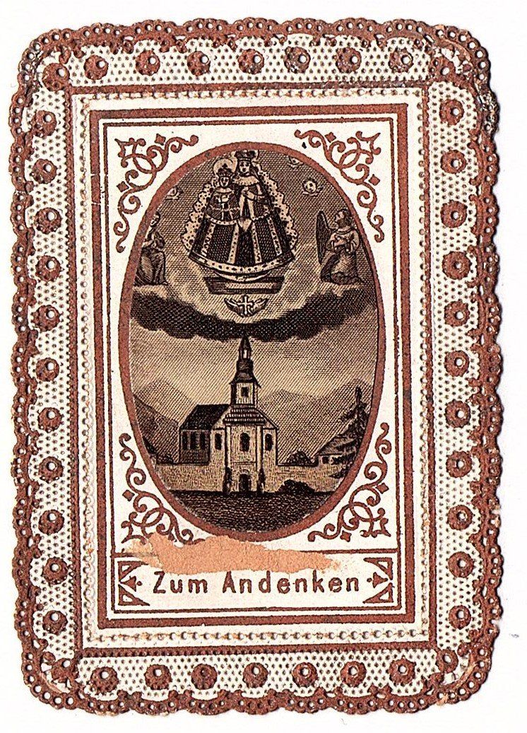 Incisioni: Andachtsbild antik Mutter Jesu – Usato da Mörschwil venduto da lindaswunderkiste