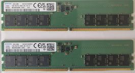 Samsung 32 GB DDR5-4800 RAM – 2 × 16 GB