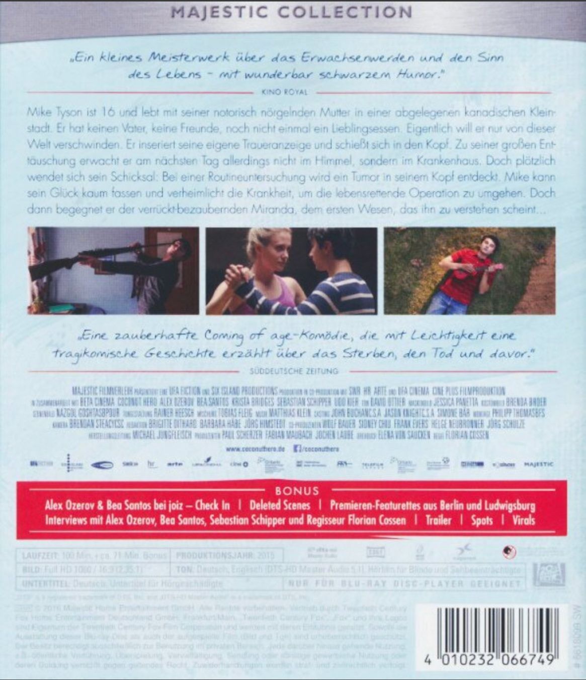 Alle DVDs: Coconut Hero (2015) Blu ray – Gebraucht aus Brunnen von Barfly5 1
