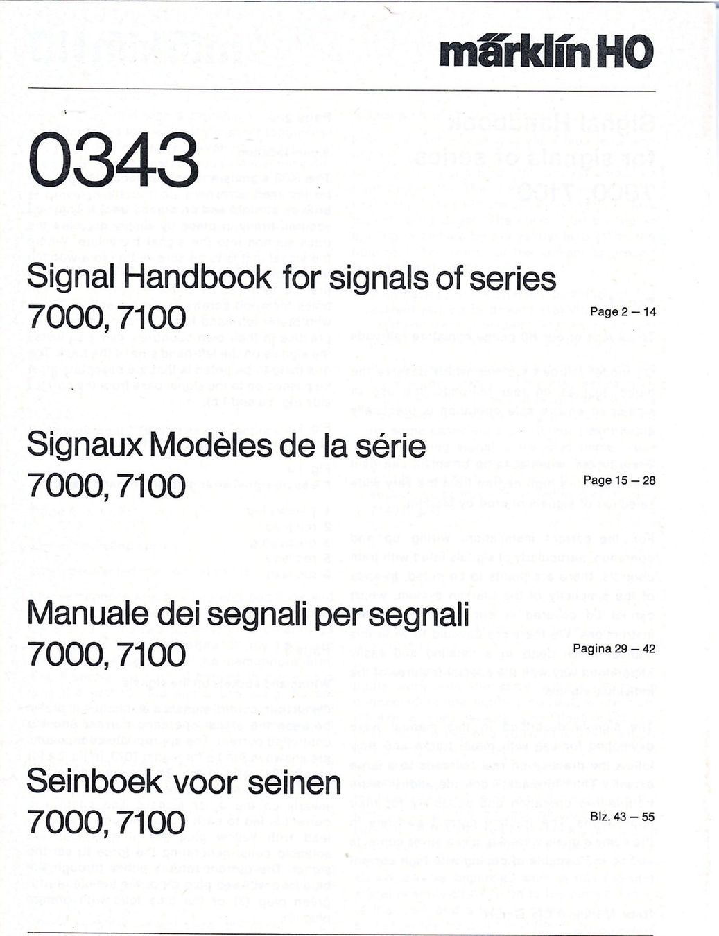 Märklin Modellini di ferrovie: Marklin signaux – Usato da Villars-Burquin venduto da Rodjeurs 1
