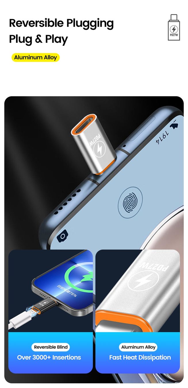 Unità & Adattatore: USB-C auf iOS Lightning Adapter OTG – Nuovo e nell'imballaggio originale da Romanshorn venduto da pfimex 6