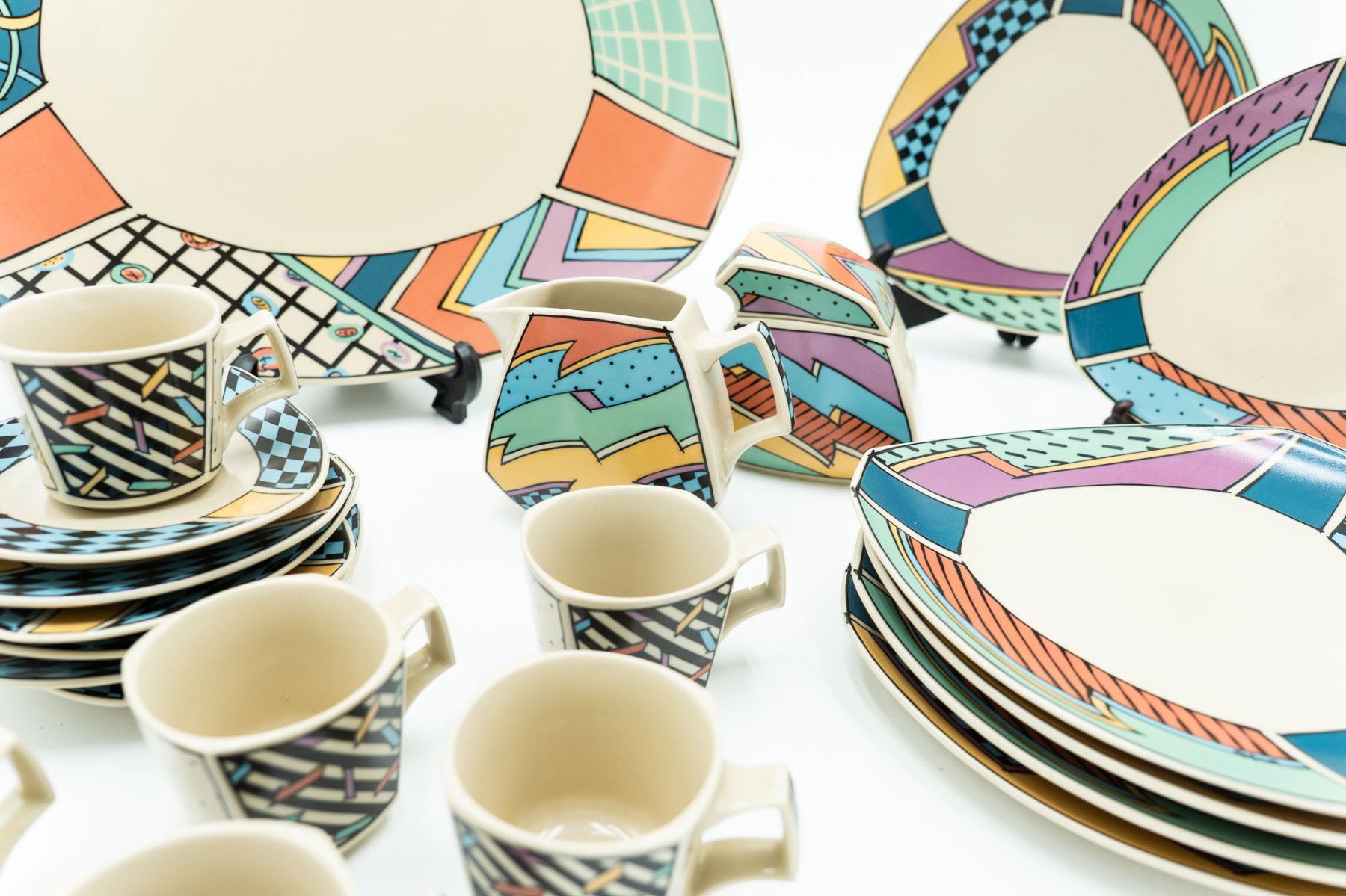 Rosenthal Set di piatti: Rosenthal "Flash One" Service - Dorothy Hafner  - Ref. 05/43 – Usato da Au ZH venduto da BrockiAu 6