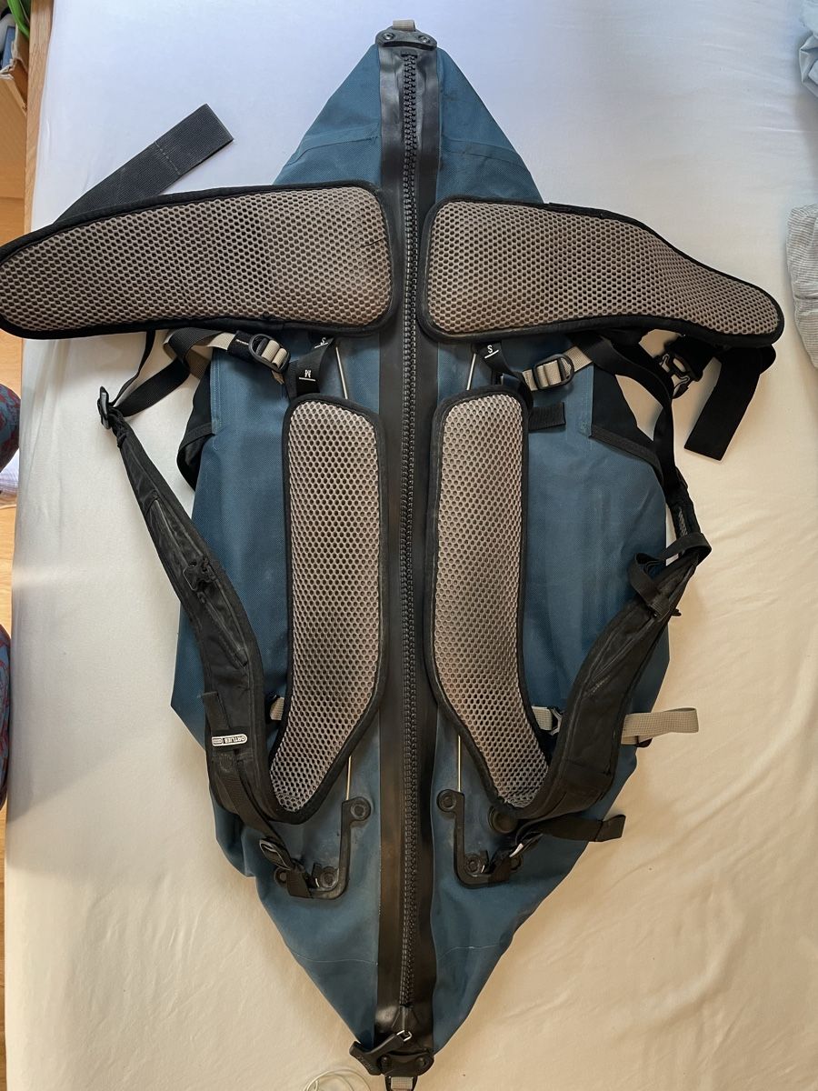 Ortlieb Zaini: Ortlieb Rucksack Atrack 45 blau  – Usato da Zürich venduto da P.john