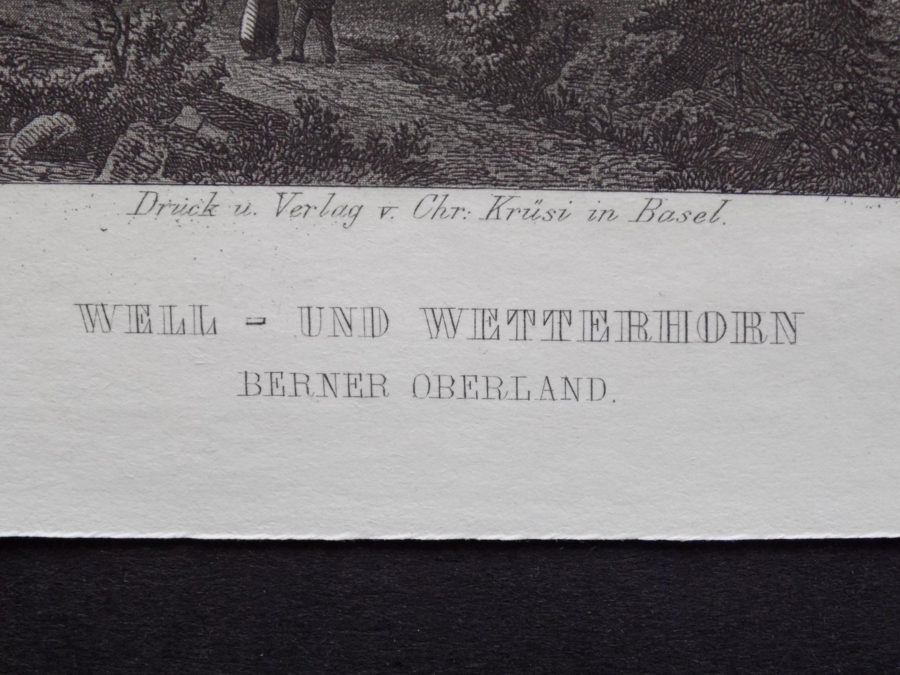 Gravures: Wellhorn Wetterhorn – D'occasion à Risch par Rischli15 2