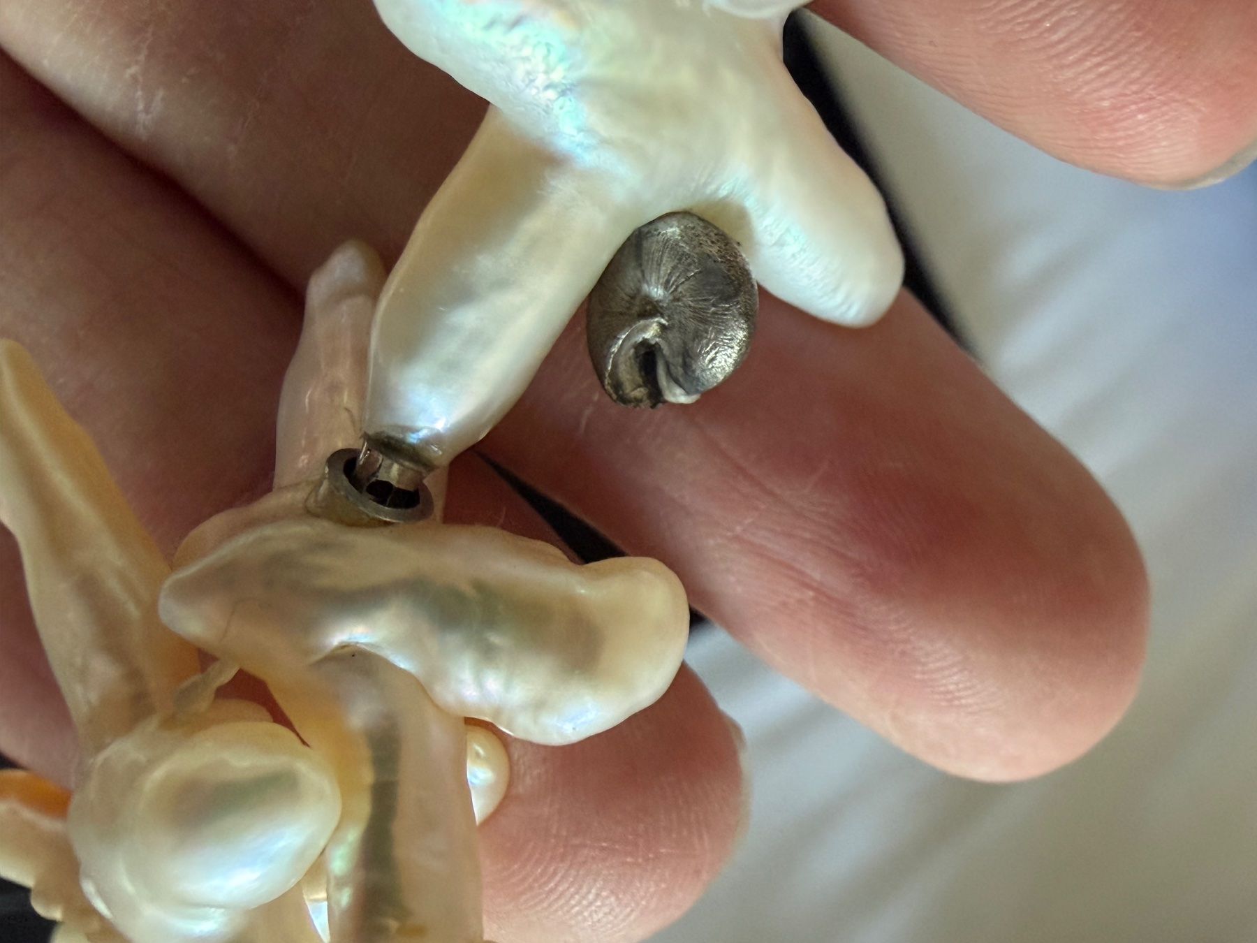 Catenine: Kette aus Süsswasser-Stäbchenperlen – Usato da Herrliberg venduto da Samariter1990 1