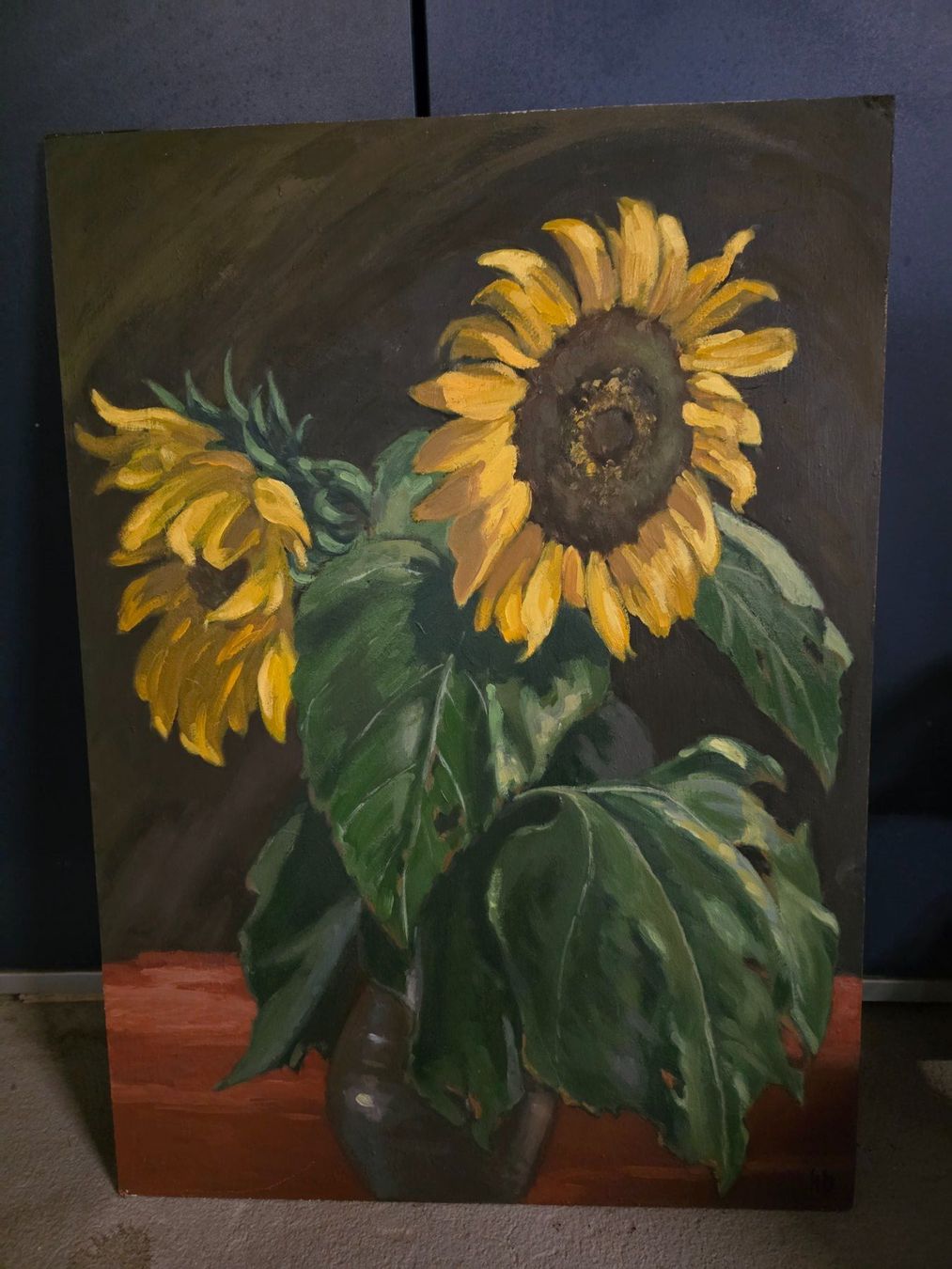 Dipinti: Sonnenblumen altes Gemälde signiert – Usato da Walterswil BE venduto da Lonitti