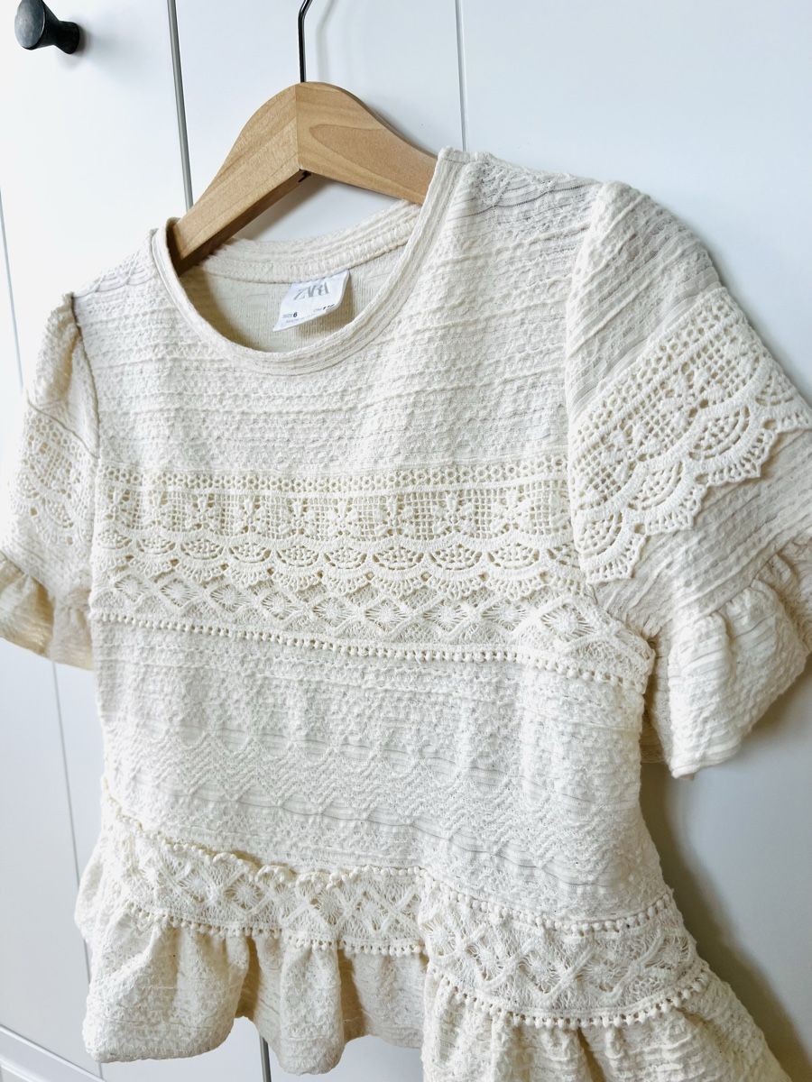 Zara Blusen, T-Shirts & Tops: Zara 116 Top creme Bluse – Neu (gemäss Beschreibung) aus Burgdorf von rulan