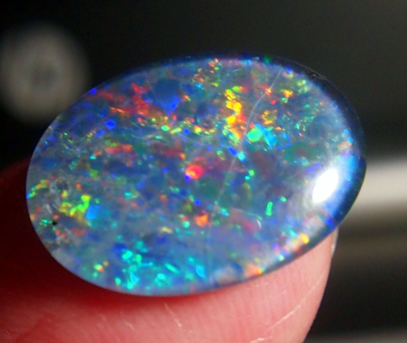 Pietre preziose: 6,21 ct. Multicolour Blackopal-Triplet AAA – Nuovo e nell'imballaggio originale da Reinach BL venduto da rumablum 6