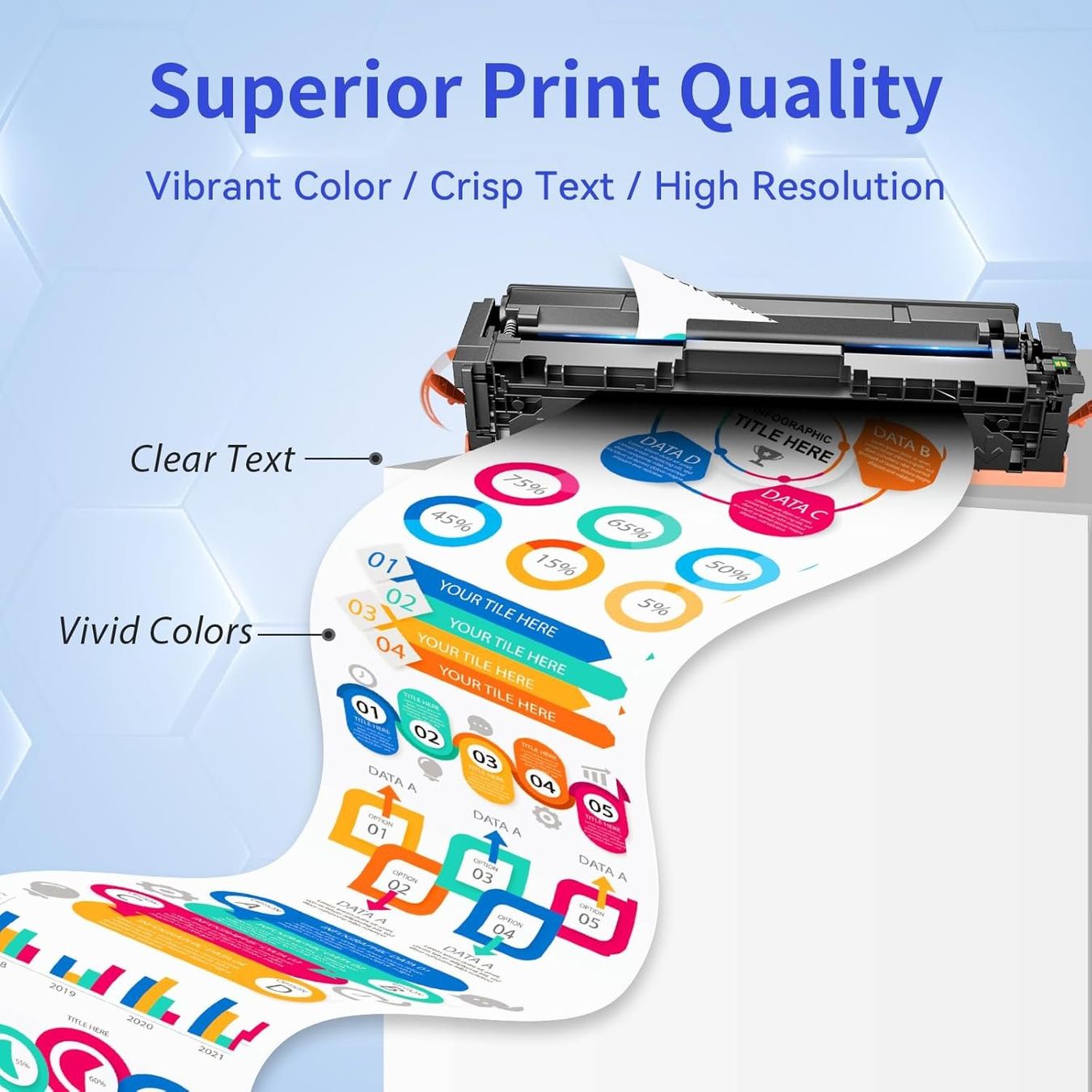 Hewlett Packard Cartucce per stampanti & toner: HP 219A Toner 4er Set mit Chip kompatibel – Nuovo e nell'imballaggio originale da Suhr venduto da SchnapperCH 3