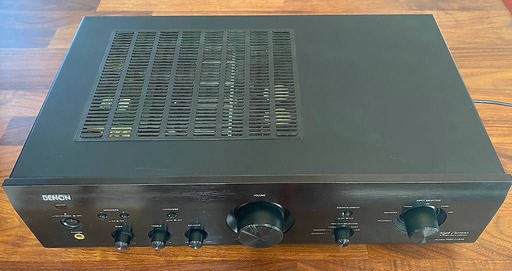 Denon Amplificatori: Denon Integrated Amplifier PMA-710AE (schwarz) – Usato da Roggwil BE venduto da PS51