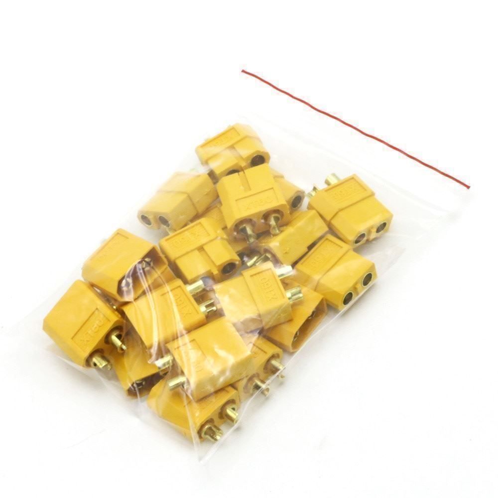 Componenti elettronici: Connecteurs  XT60 ou XT30, ou XT90, 10 paires – Nuovo e nell'imballaggio originale da Delemont venduto da Superchoice 2