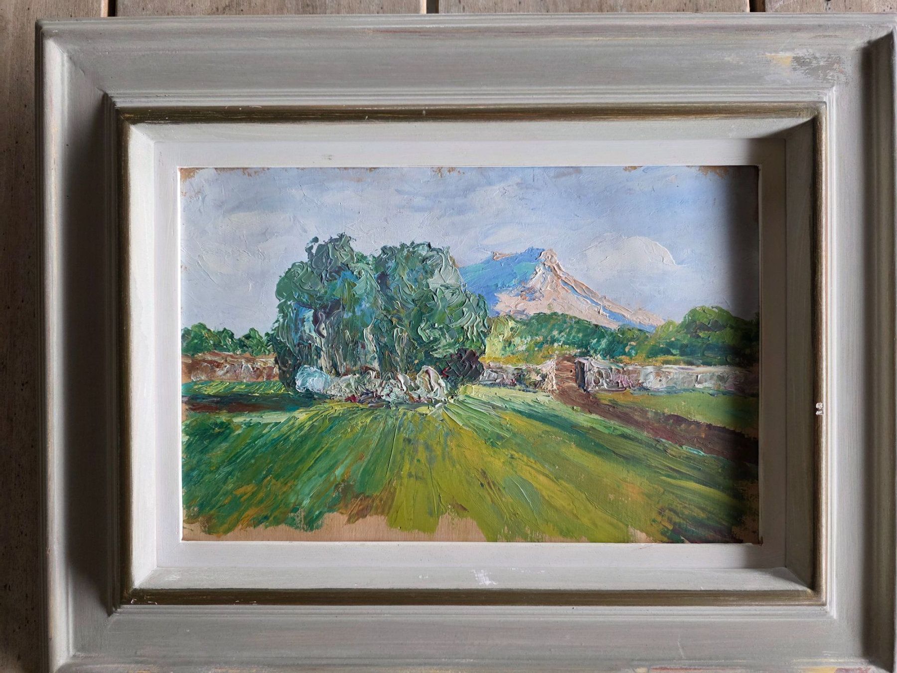 Dipinti: Gemälde Bild Landschaft 43 cm x 34 cm – Usato da Walterswil BE venduto da Lonitti 1